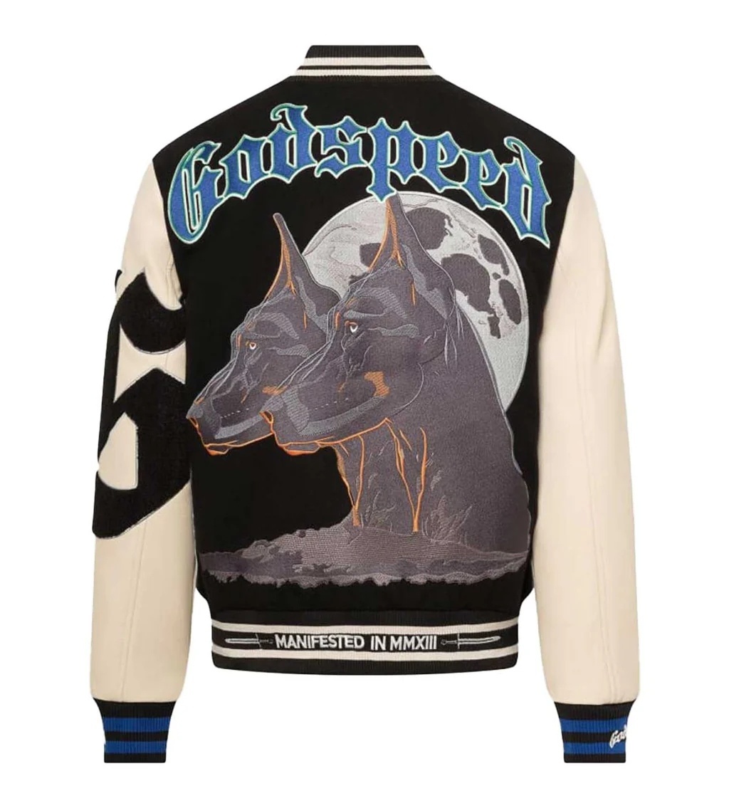 1:1 GODSPEED 2 horses print Padded jacket