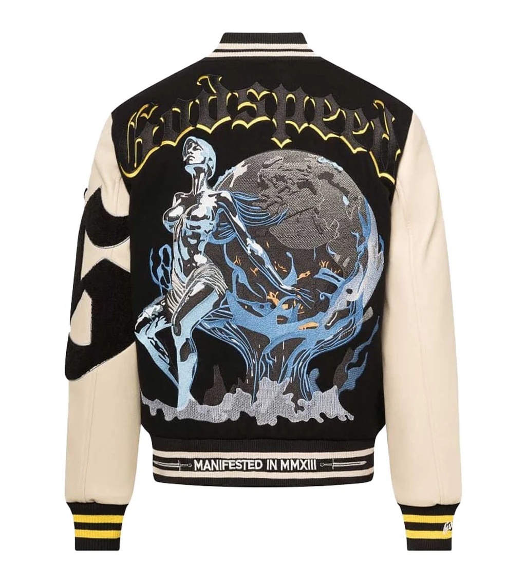1:1 GODSPEED moon print Padded jacket