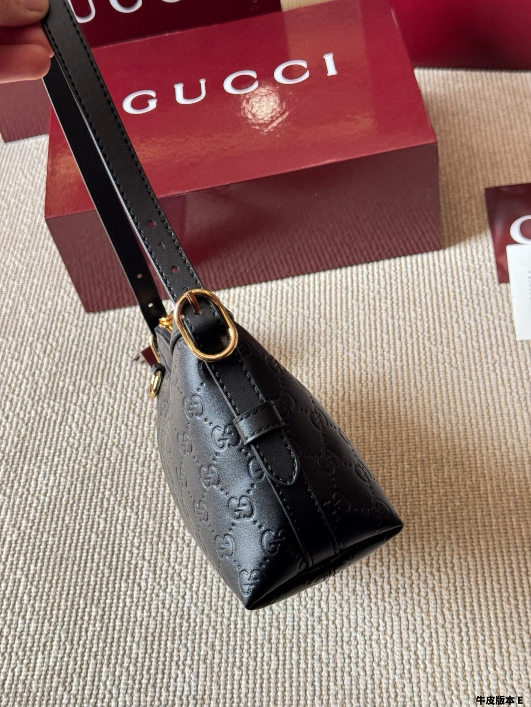 New released full logo black bag