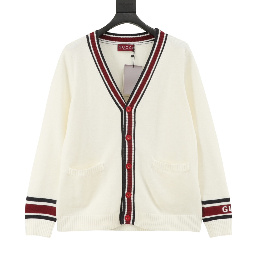 New autumn and winter rugby knitted cardigan