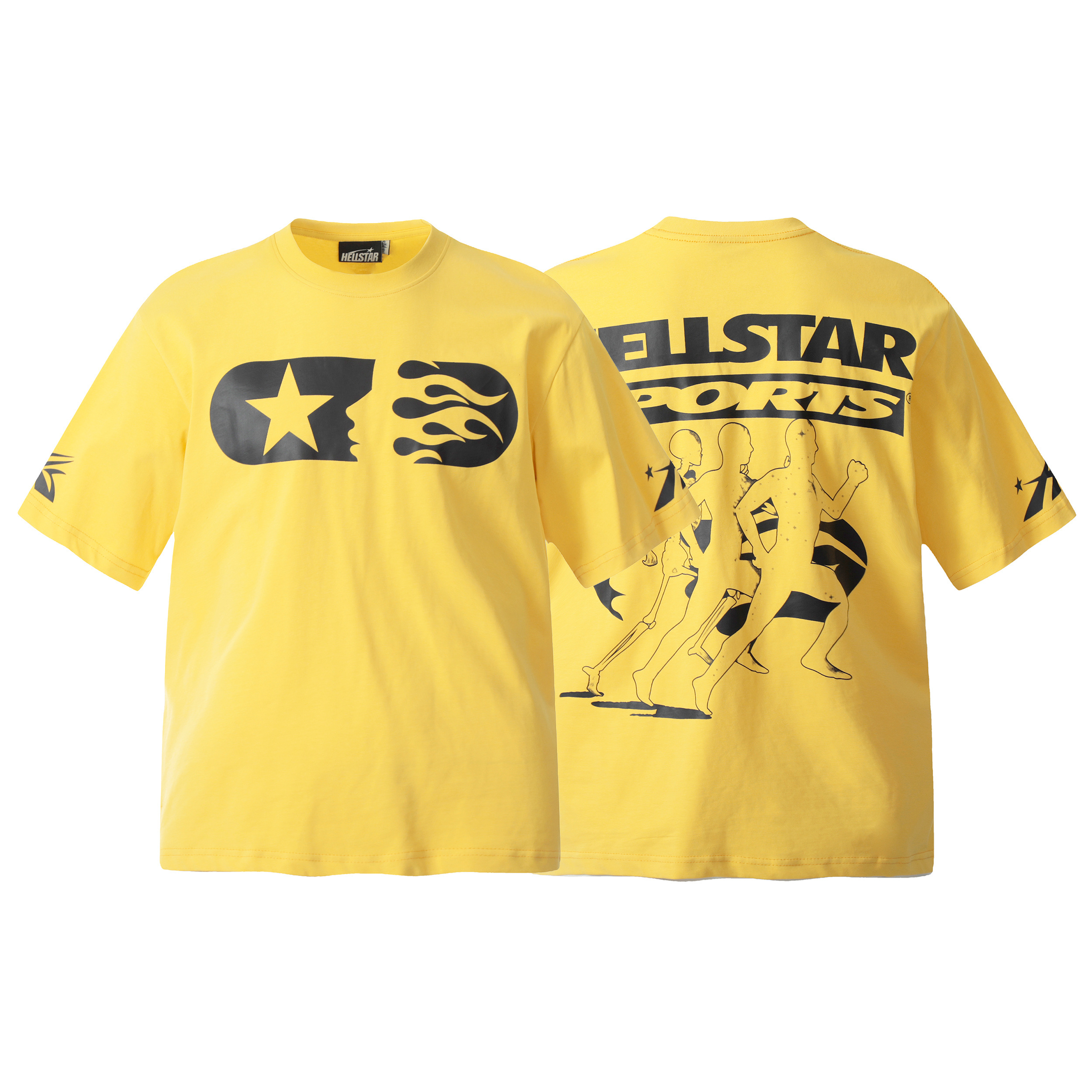 New arrival yellow cotton tee