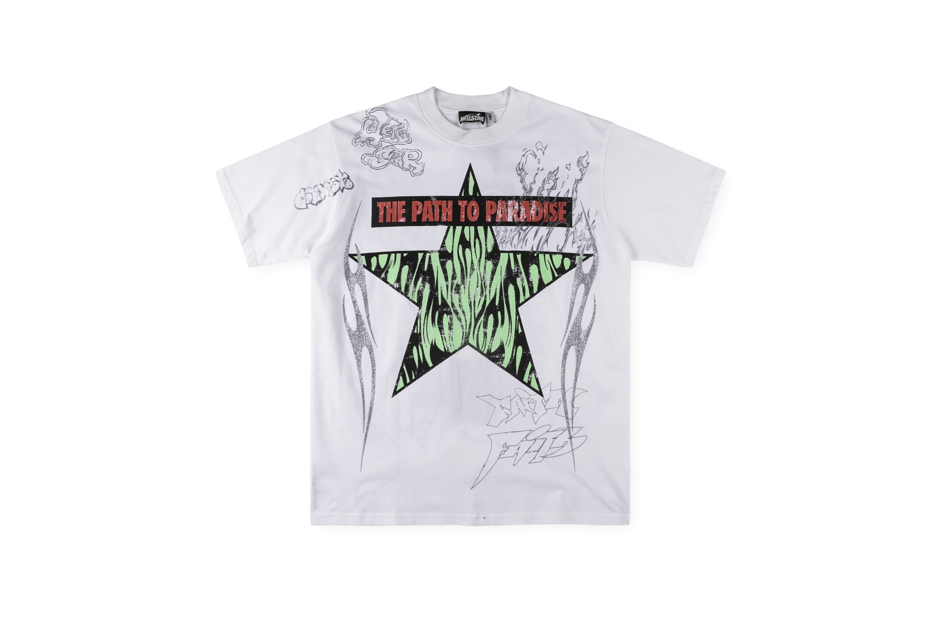 The Path to Paradise - Flame Stars Short Tshirt