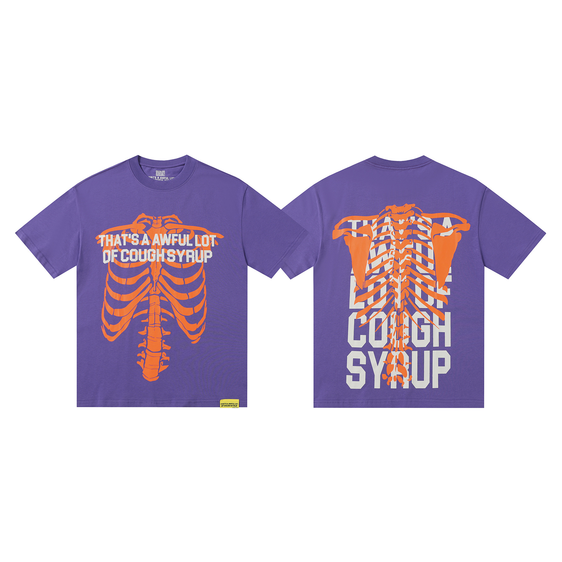 COUGH SYRUP WITH SCAN CODE cotton tee