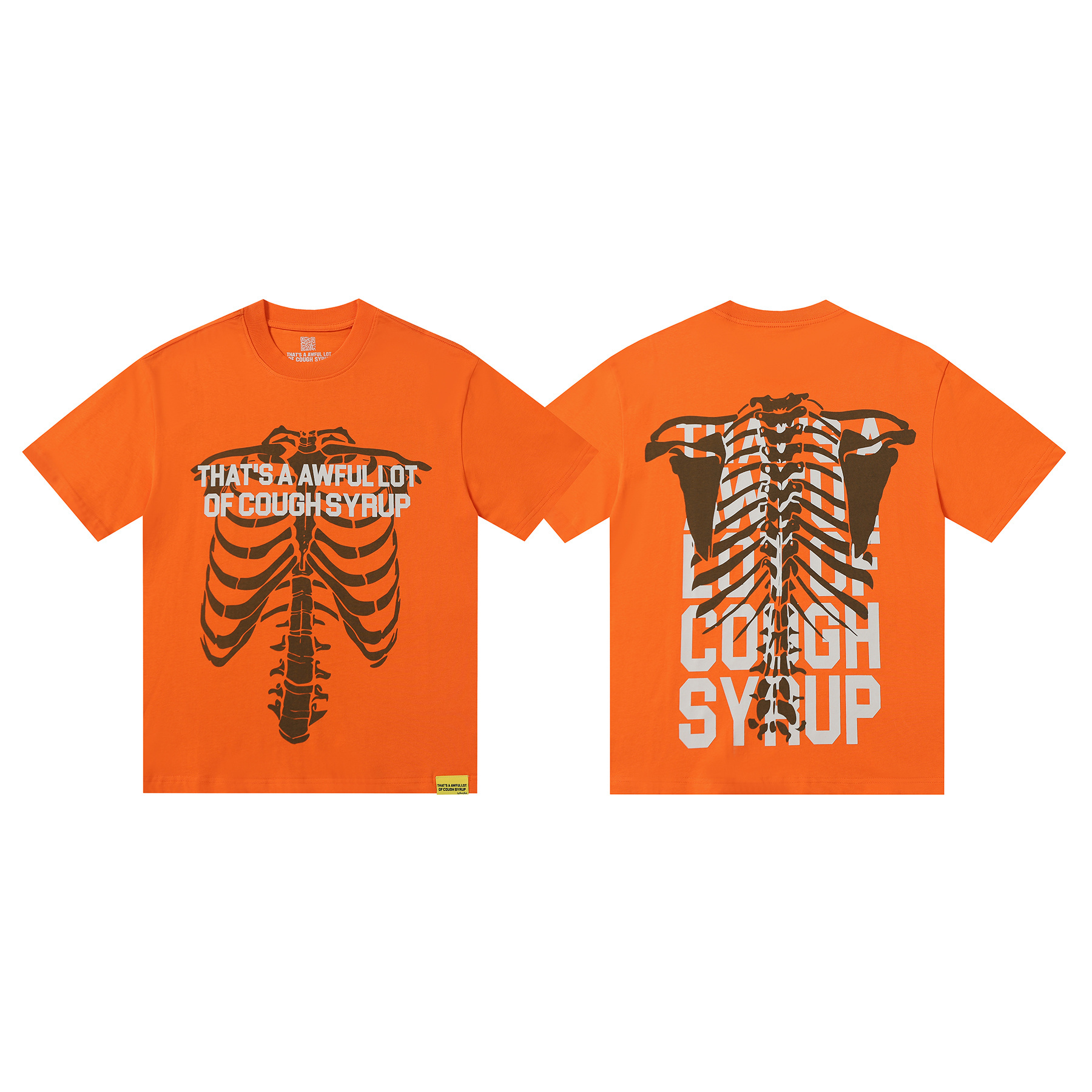 COUGH SYRUP WITH SCAN CODE cotton tee