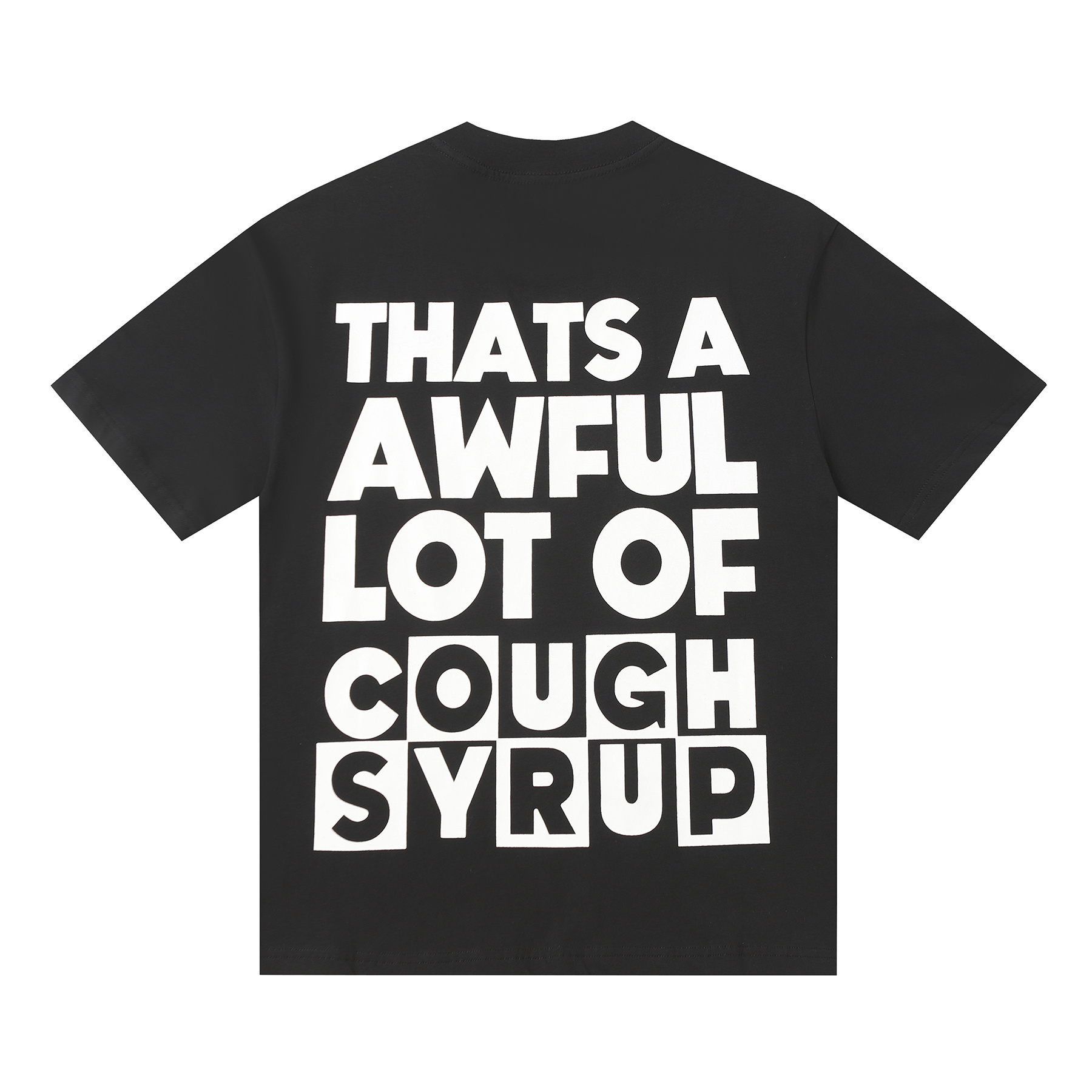 COUGH SYRUP WITH SCAN CODE new cotton tee