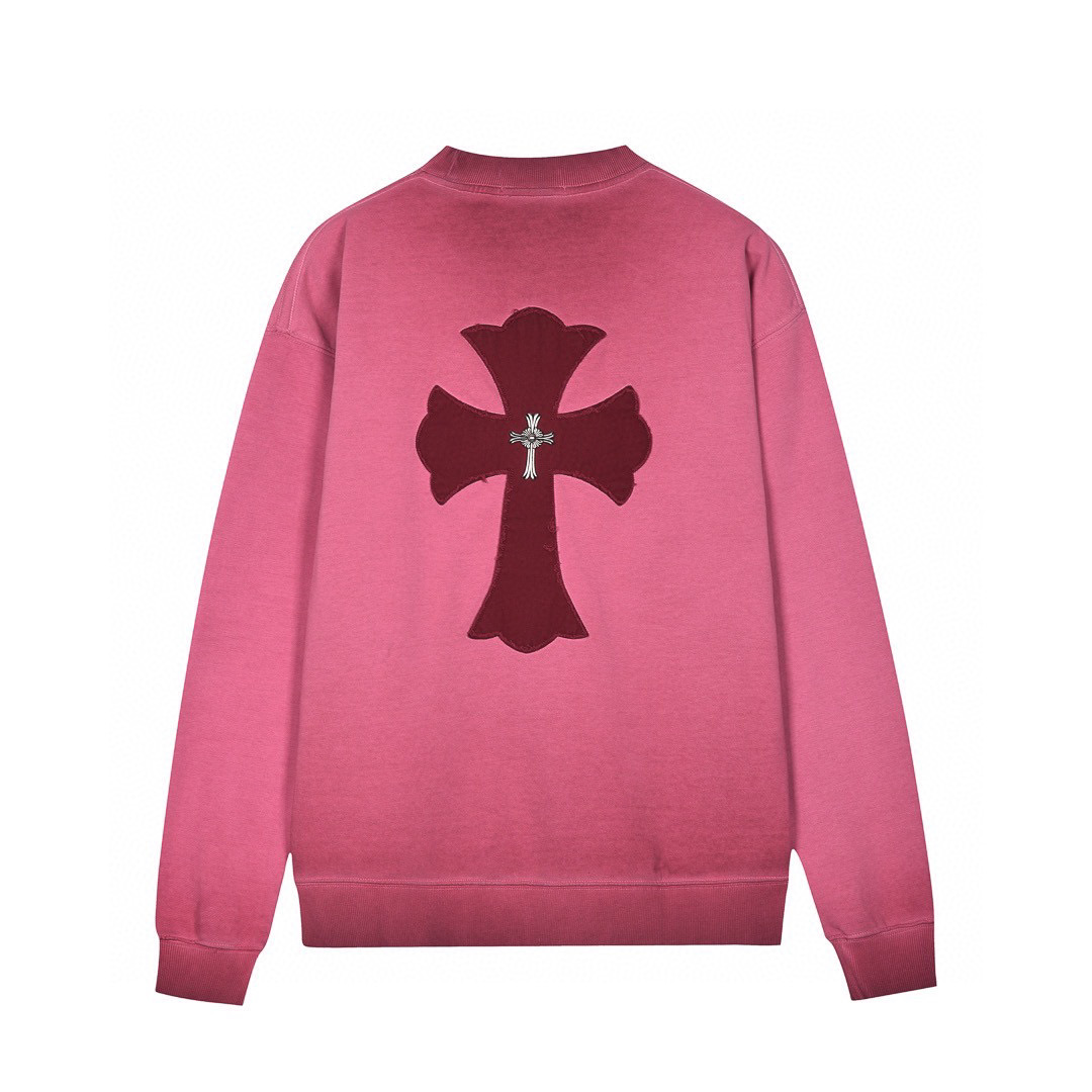 New autumn and winter patchwork embroidered washable sweatshirt