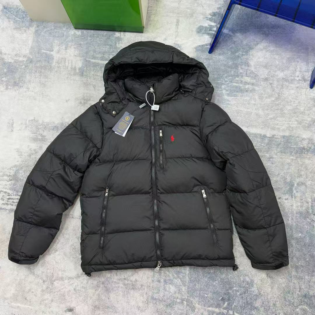 1:1 new classic embroidery logo down jacket