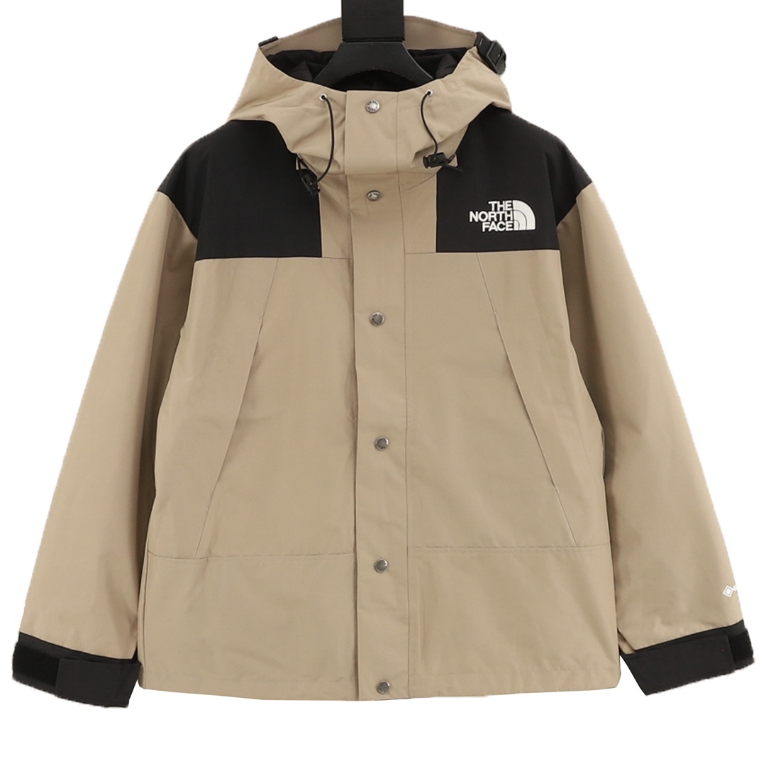 High-quality brown and black windbreaker