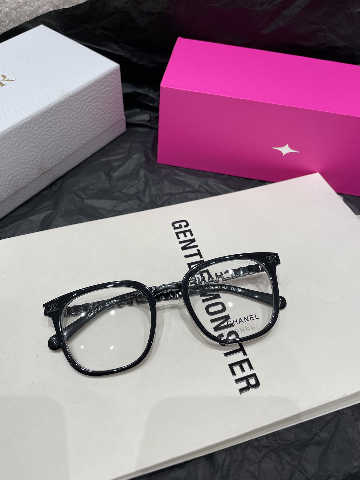 1:1 new arrival CN black glasses can add degree