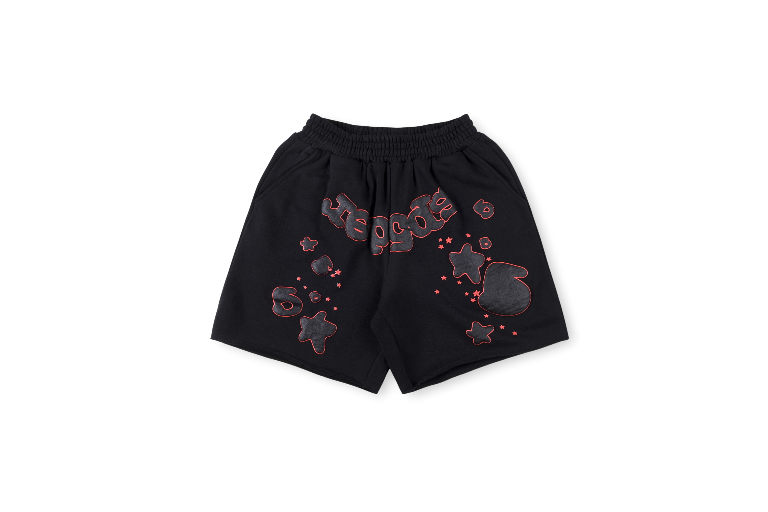 New 1:1 Sp5der Foam-printed men's and women's casual sports shorts
