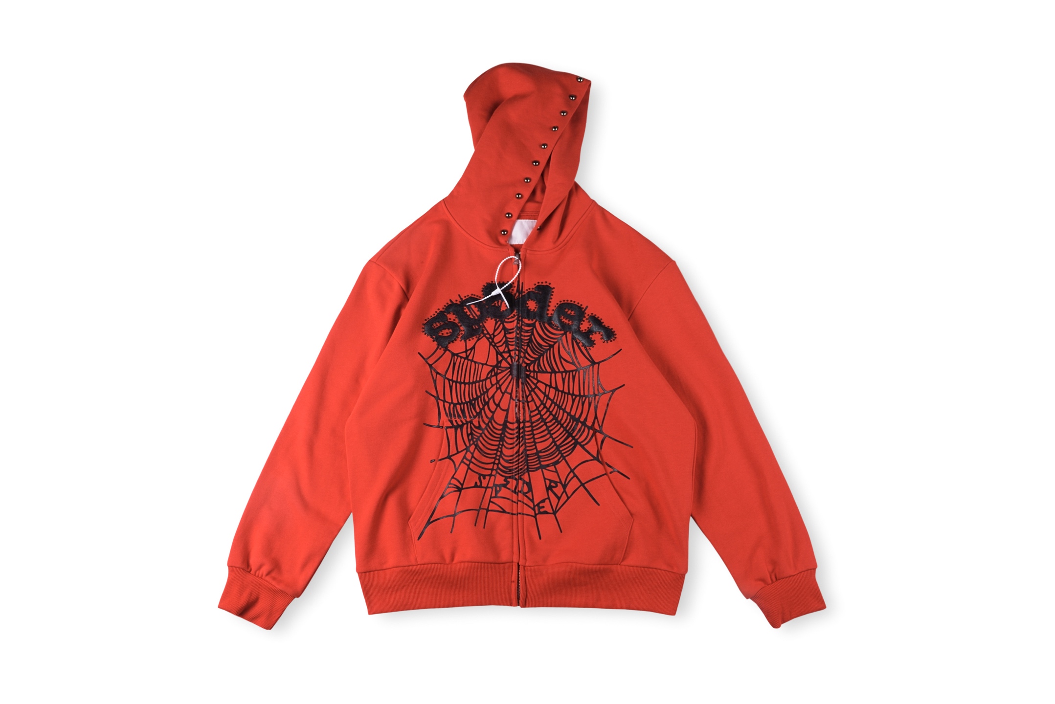 New 1:1 Sp5der Spider web print sequin set of hoodie