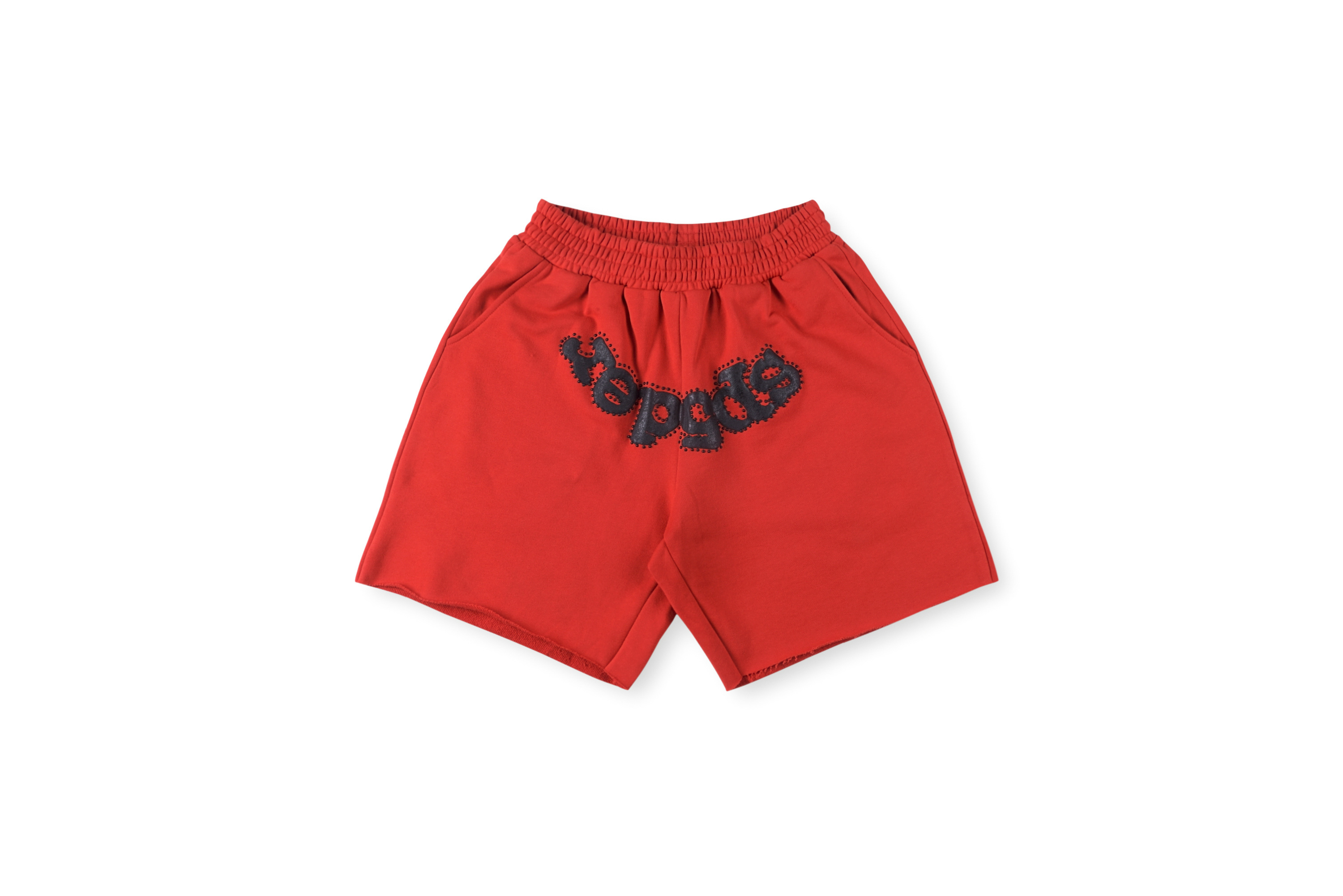 New 1:1 Sp5der Spider web print sequin set of short pants