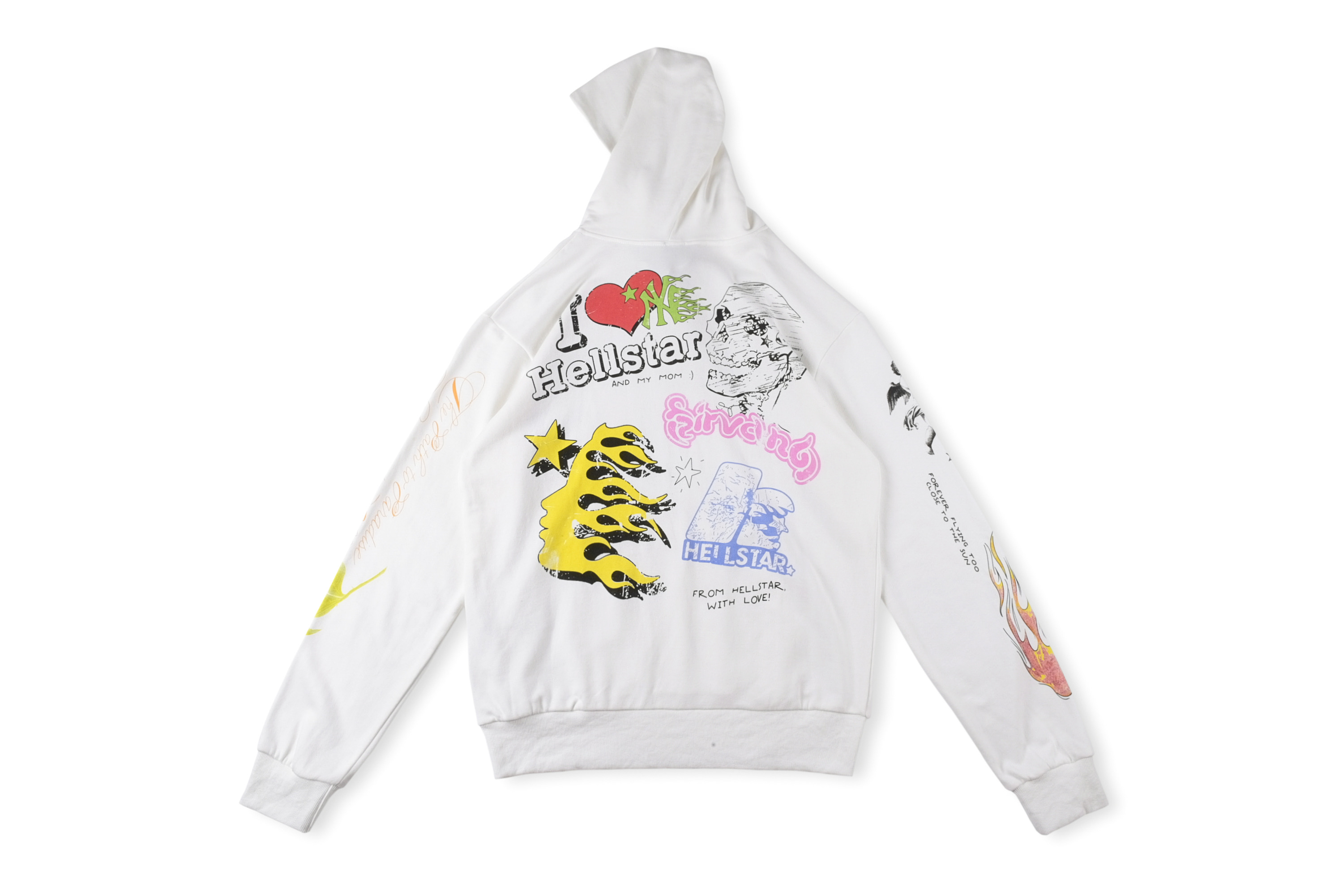 1:1 new arrival Full-pattern graffiti hoodie