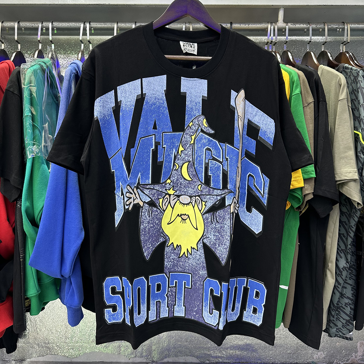 NEW Vale Magic Magician Print cotton tee