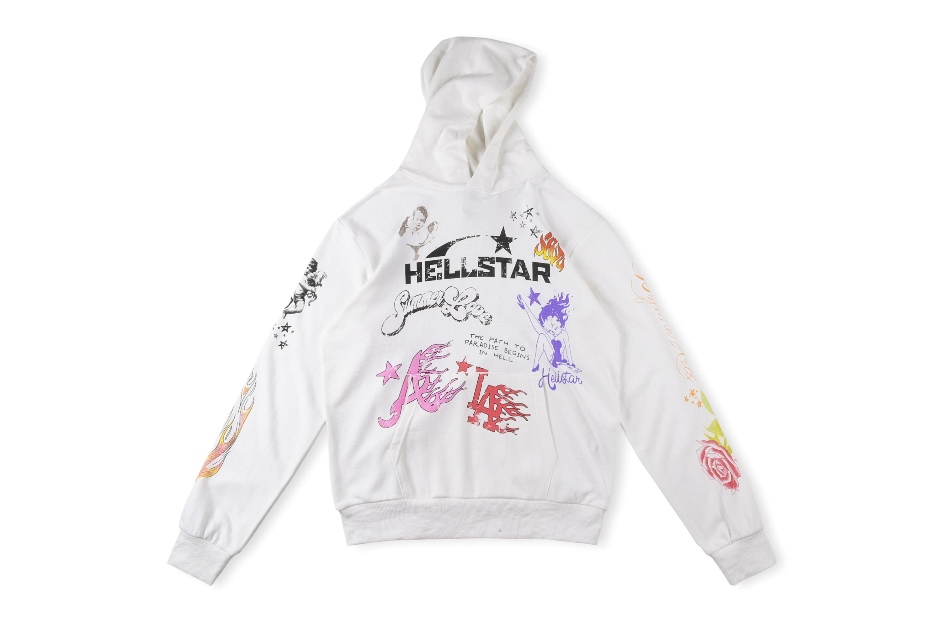 1:1 new arrival Full-pattern graffiti hoodie