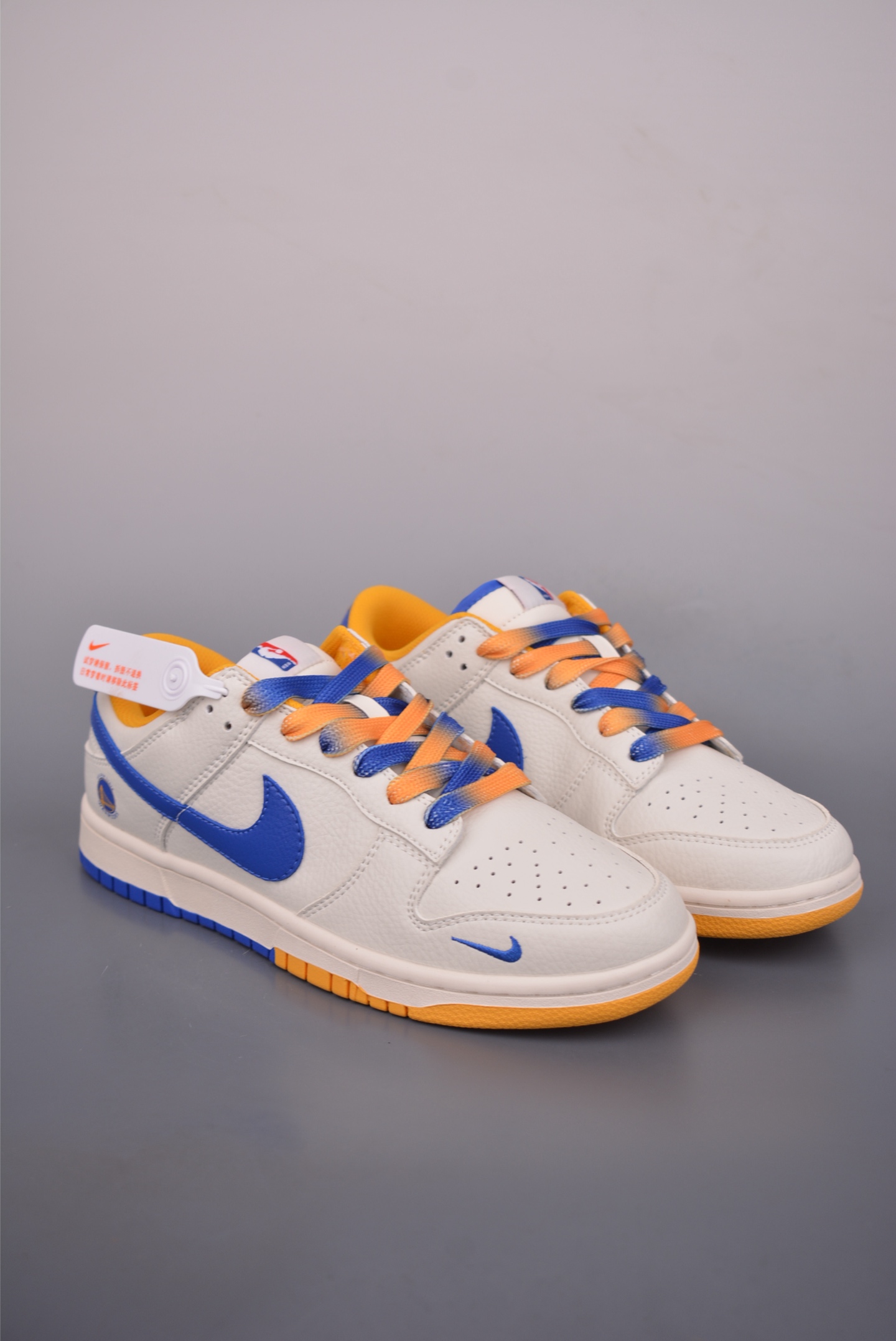 High-quality yellow and blue sports shoes