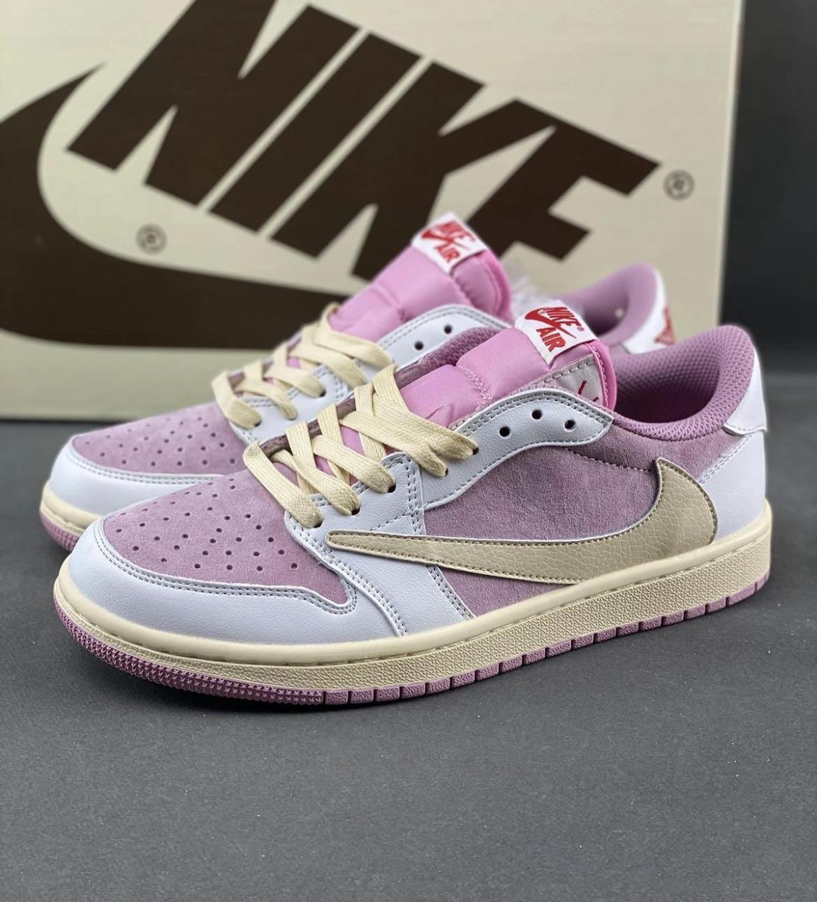 Pink aj1 sneaker