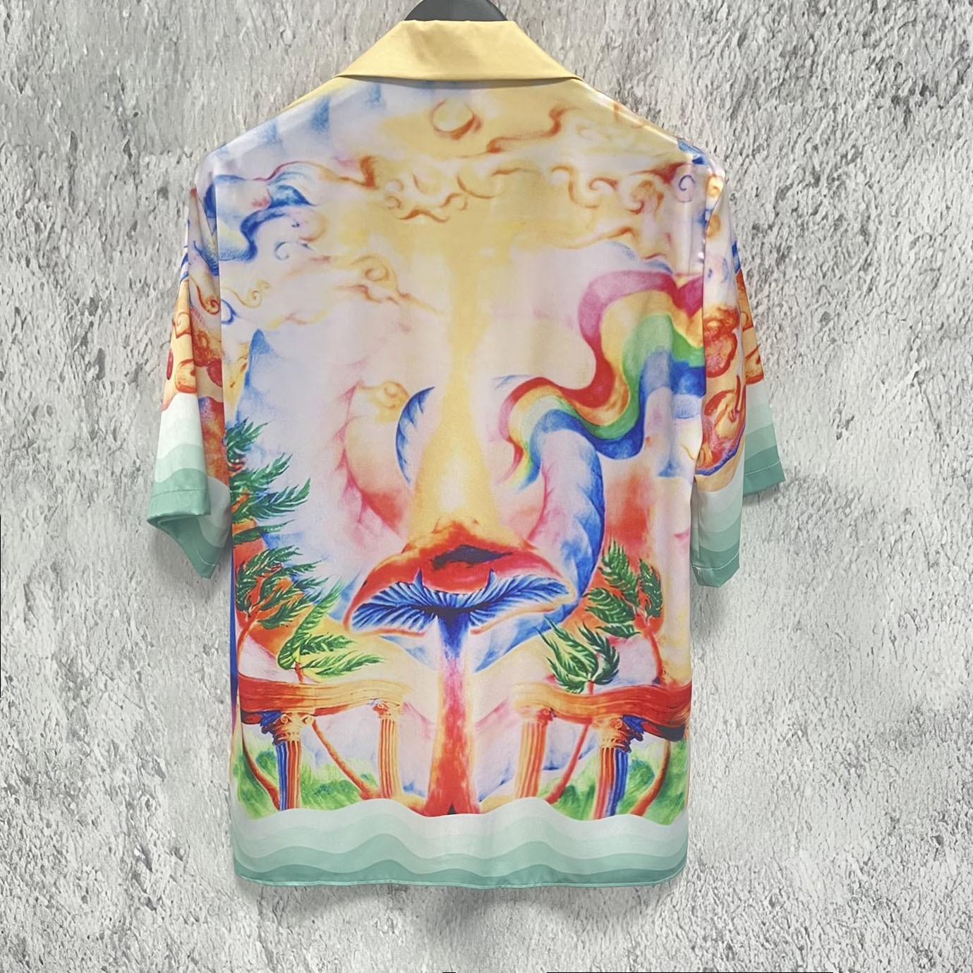 1:1 Hawaiian-style vacation shirt for couples