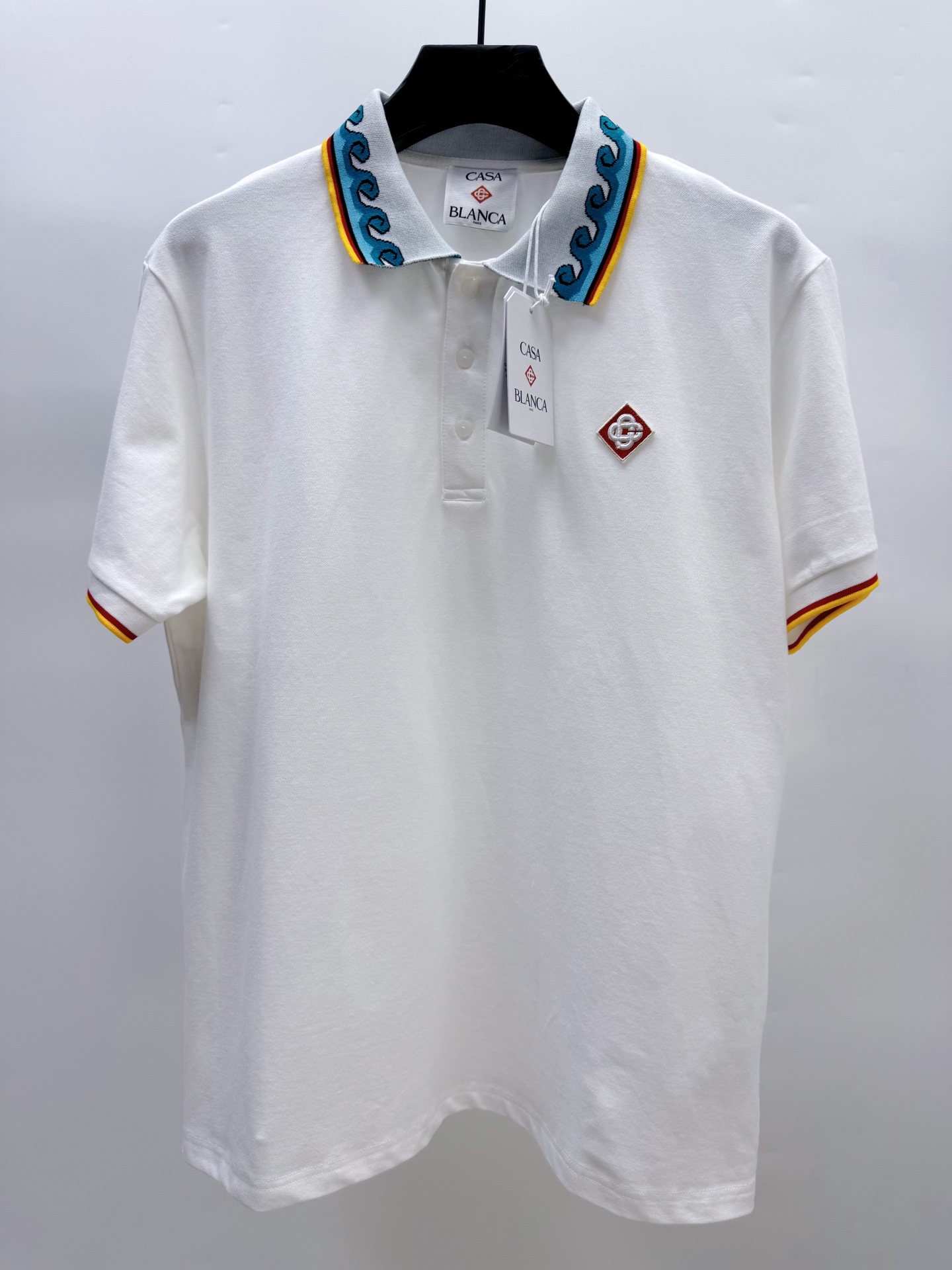25SS new Polo-style mesh short-sleeve T-shirt