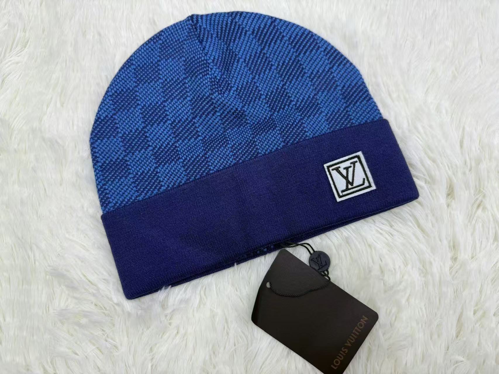 1:1 new arrival fashion plaid beanie