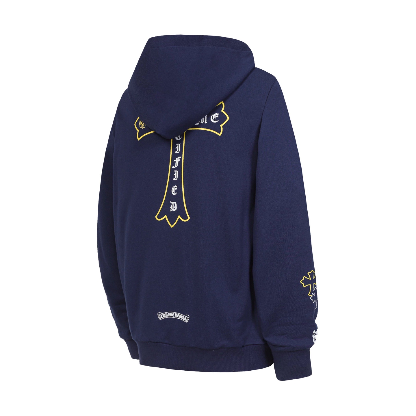 1:1 Crocs Cross Sanskrit Print Hooded Sweatshirt deepblue