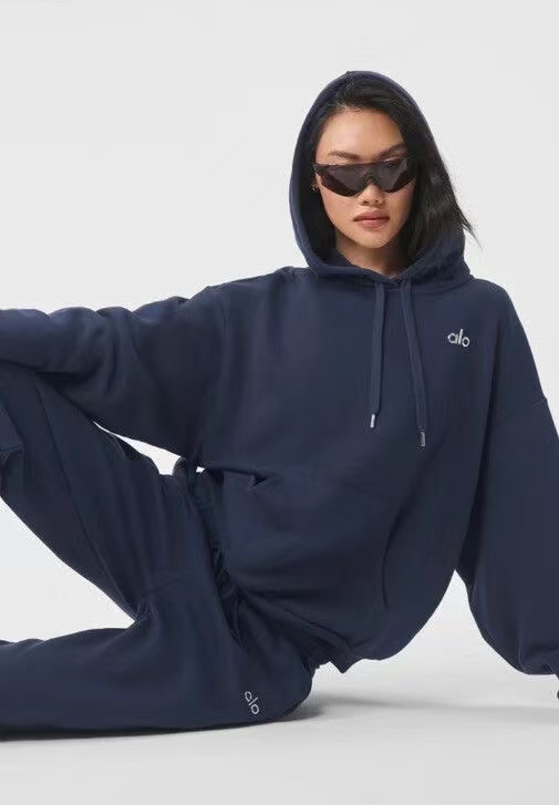 alo navy blue tracksuit