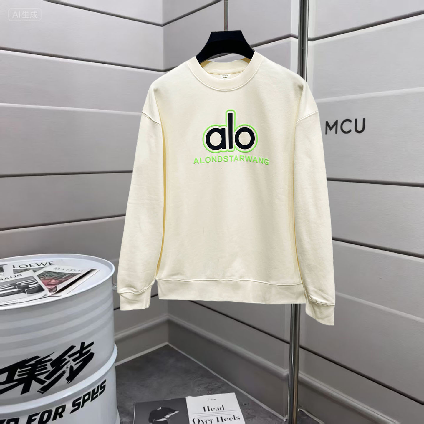 New long-sleeved round-neck sweatshirt for autumn and winter