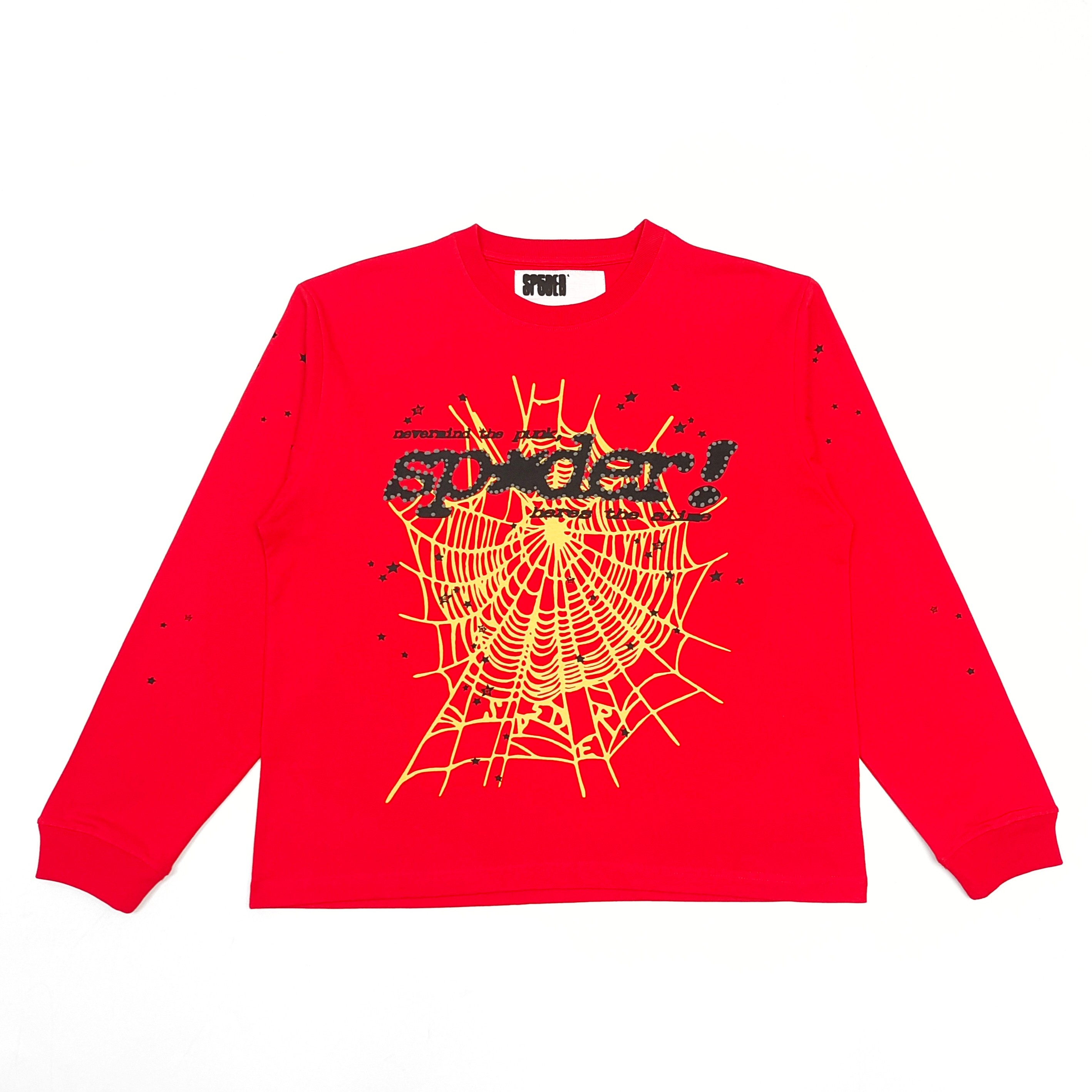 1: 1 Red Round-neck Pullover Sweater