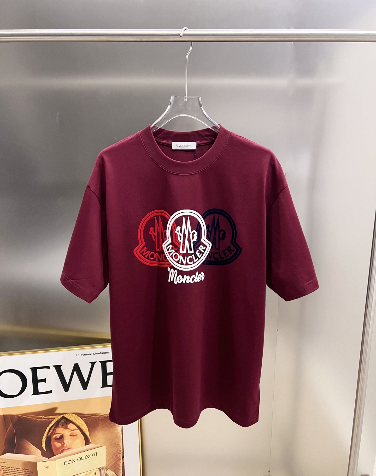 New model logo three-dimensional foam processing short-sleeved T-shirt