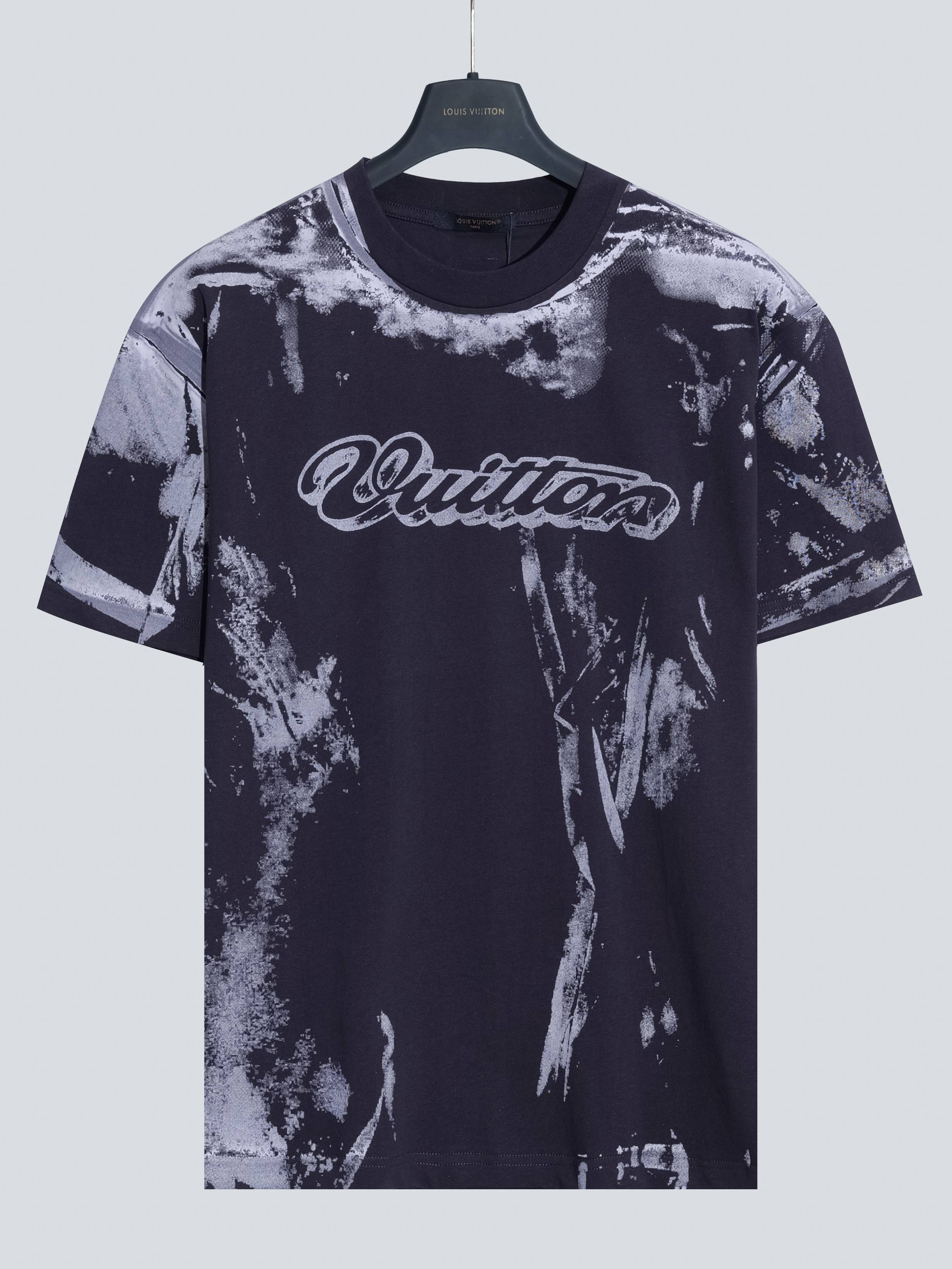Washing water fun optical illusion printing technique T-shirt