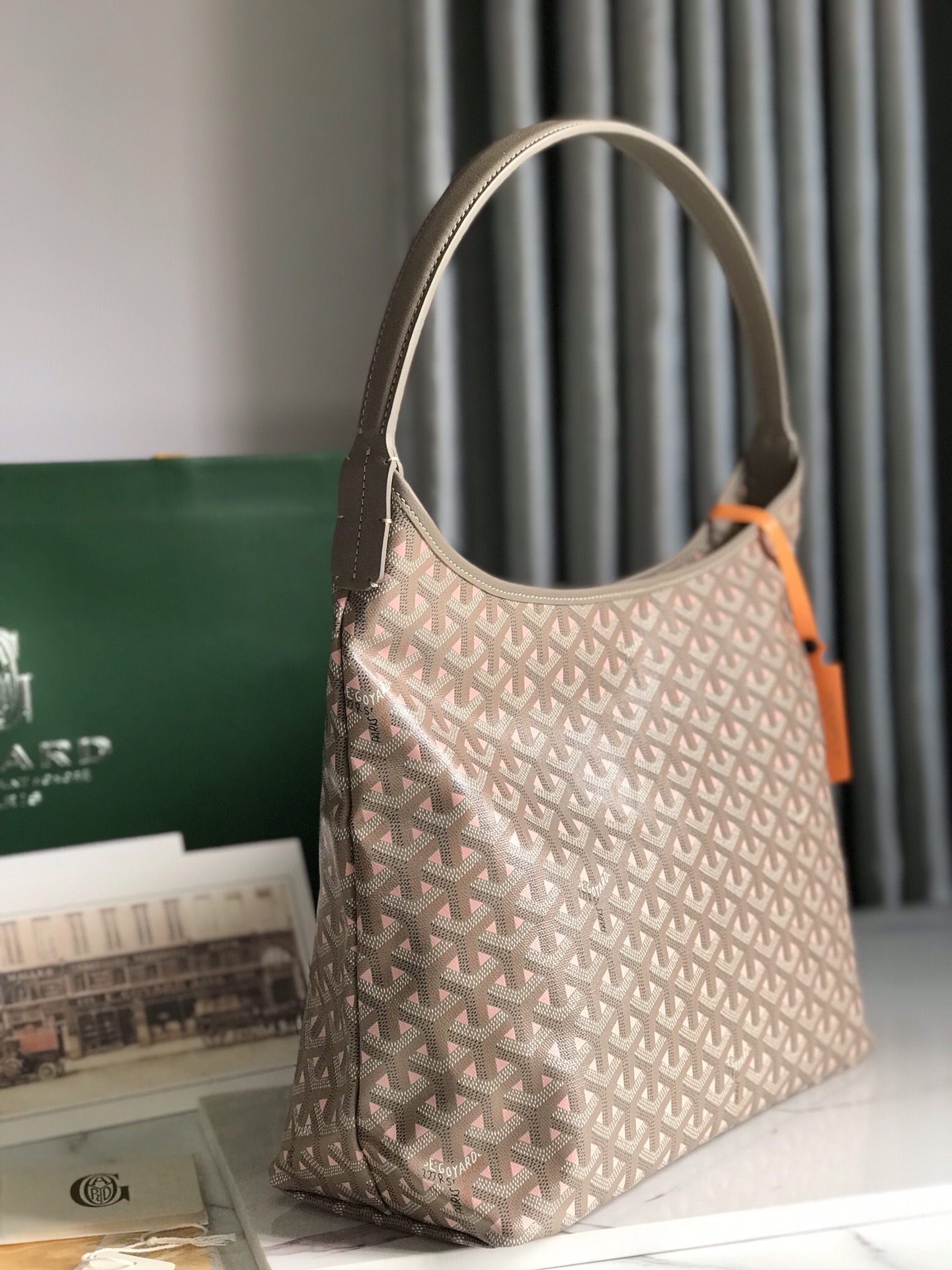 Goyard hobo boheme brown-pink