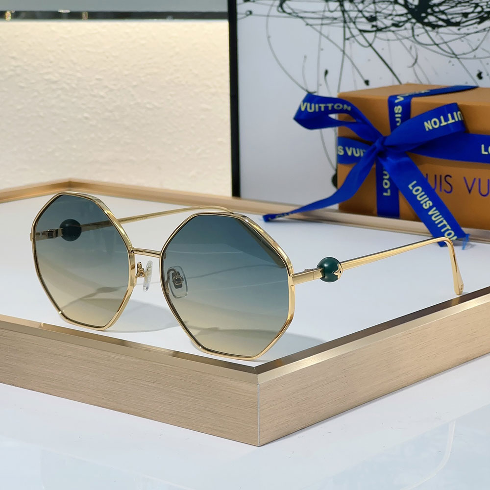 Louis Vuitton LV Lrregular Shape Fashion Sunglasses Top quality
