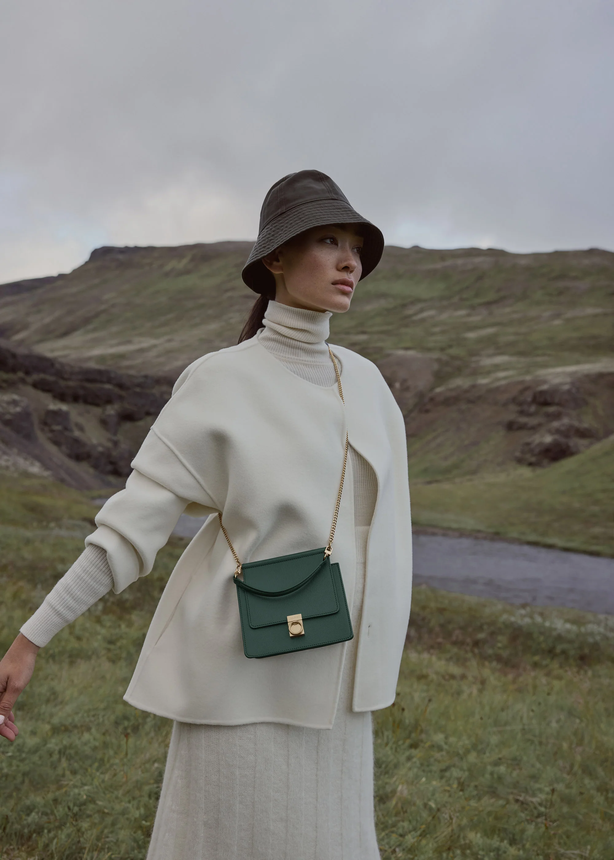 Polène Numéro Sept Mini - Textured Green