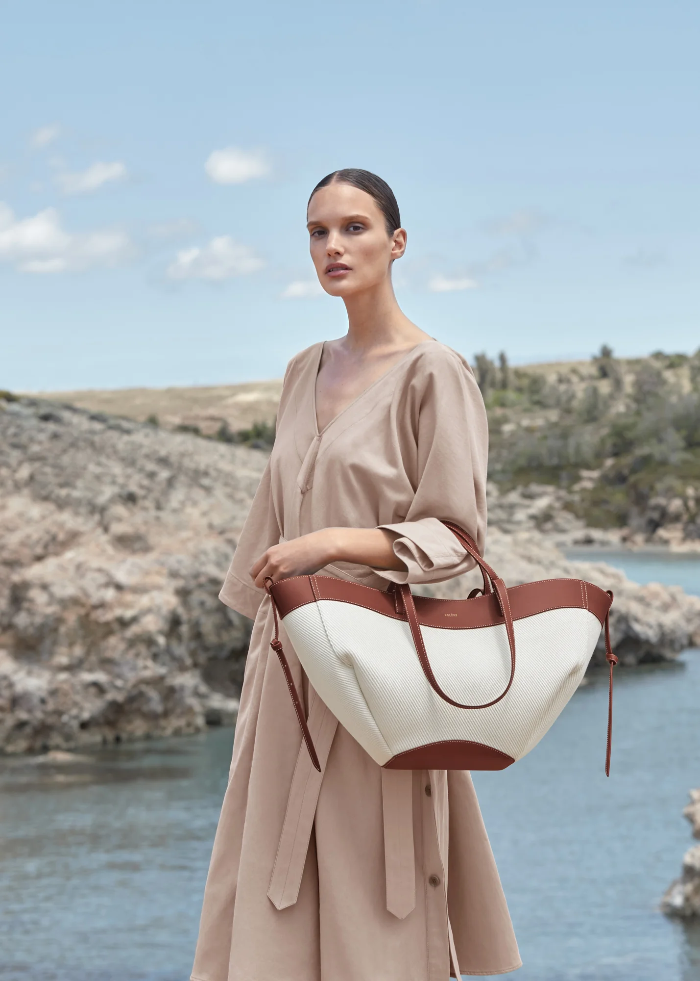 Polène Cyme - Cognac Canvas