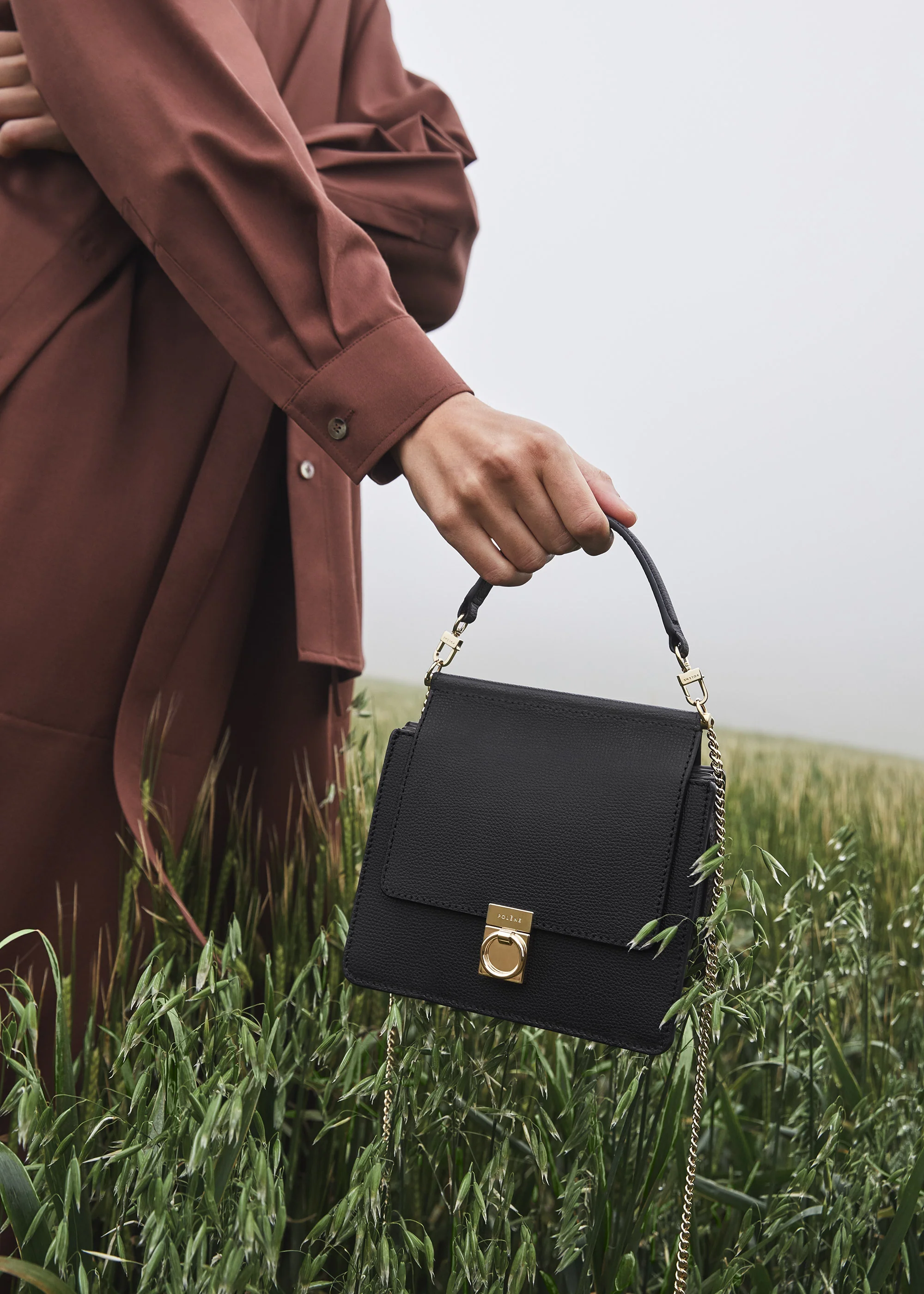 Polène Numéro Sept Mini - Textured Black