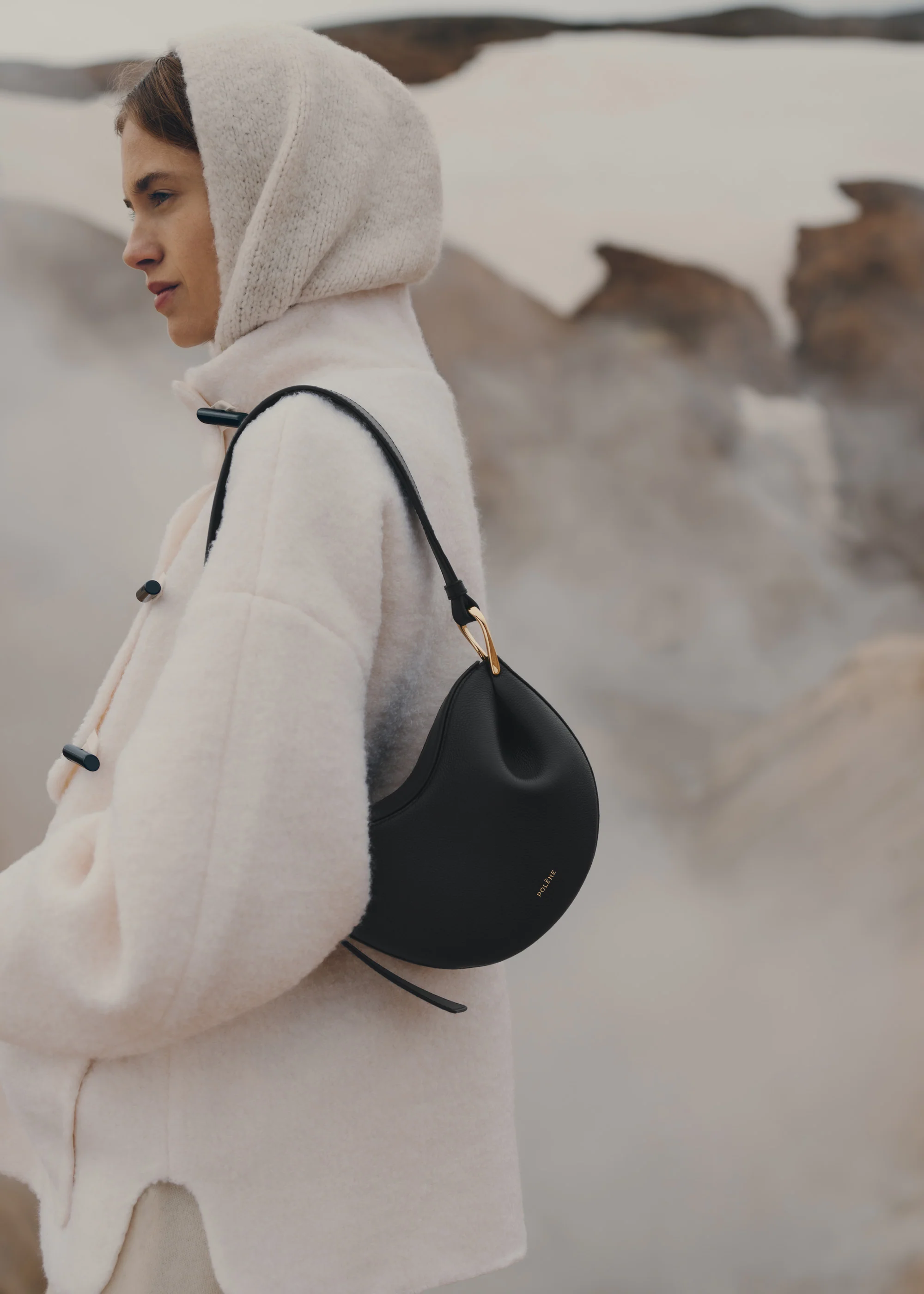 Polène Tonca -Textured Black