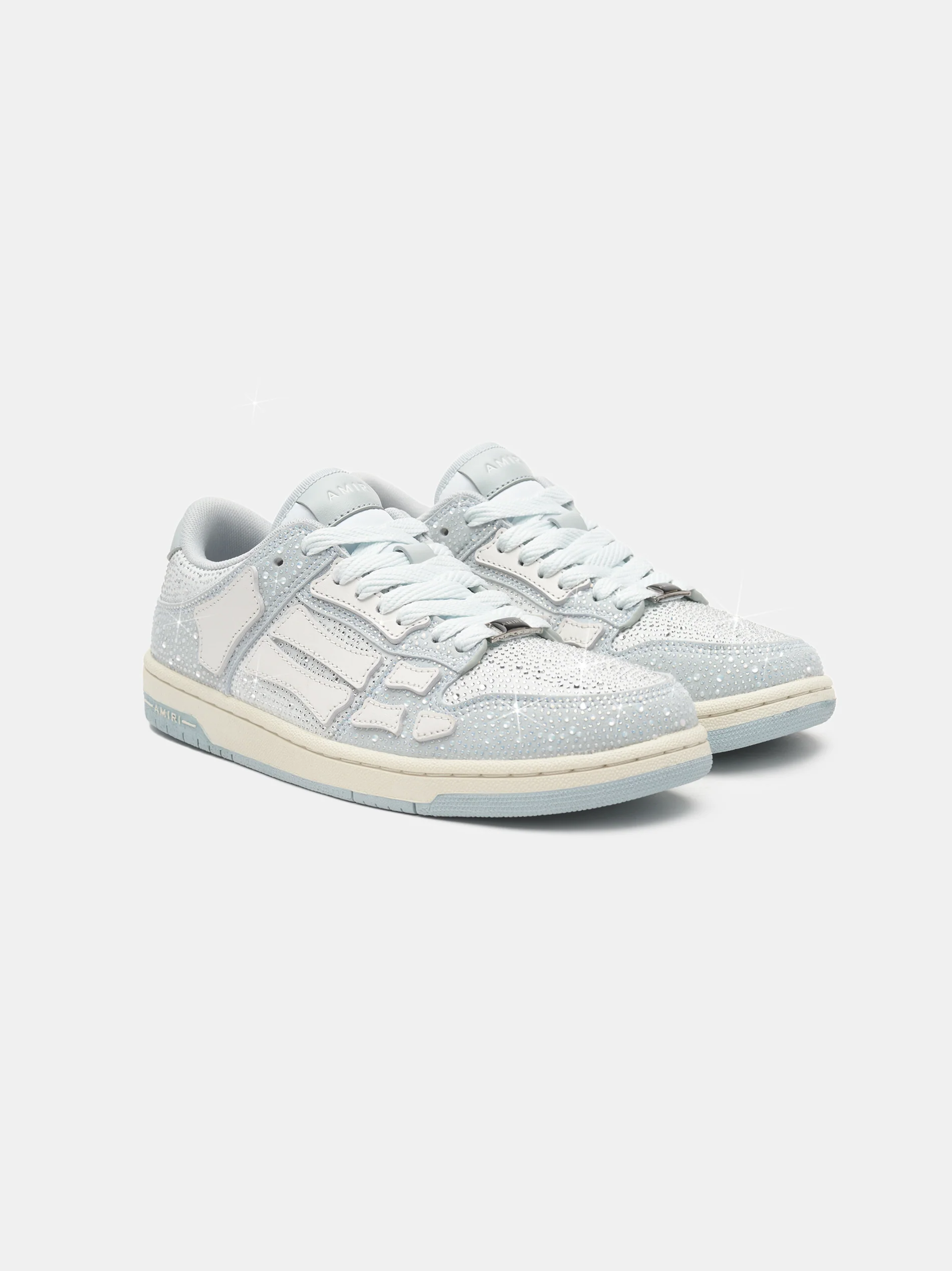 AMIRI WOMEN - WOMEN'S CRYSTAL SKEL-TOP LOW - Ice