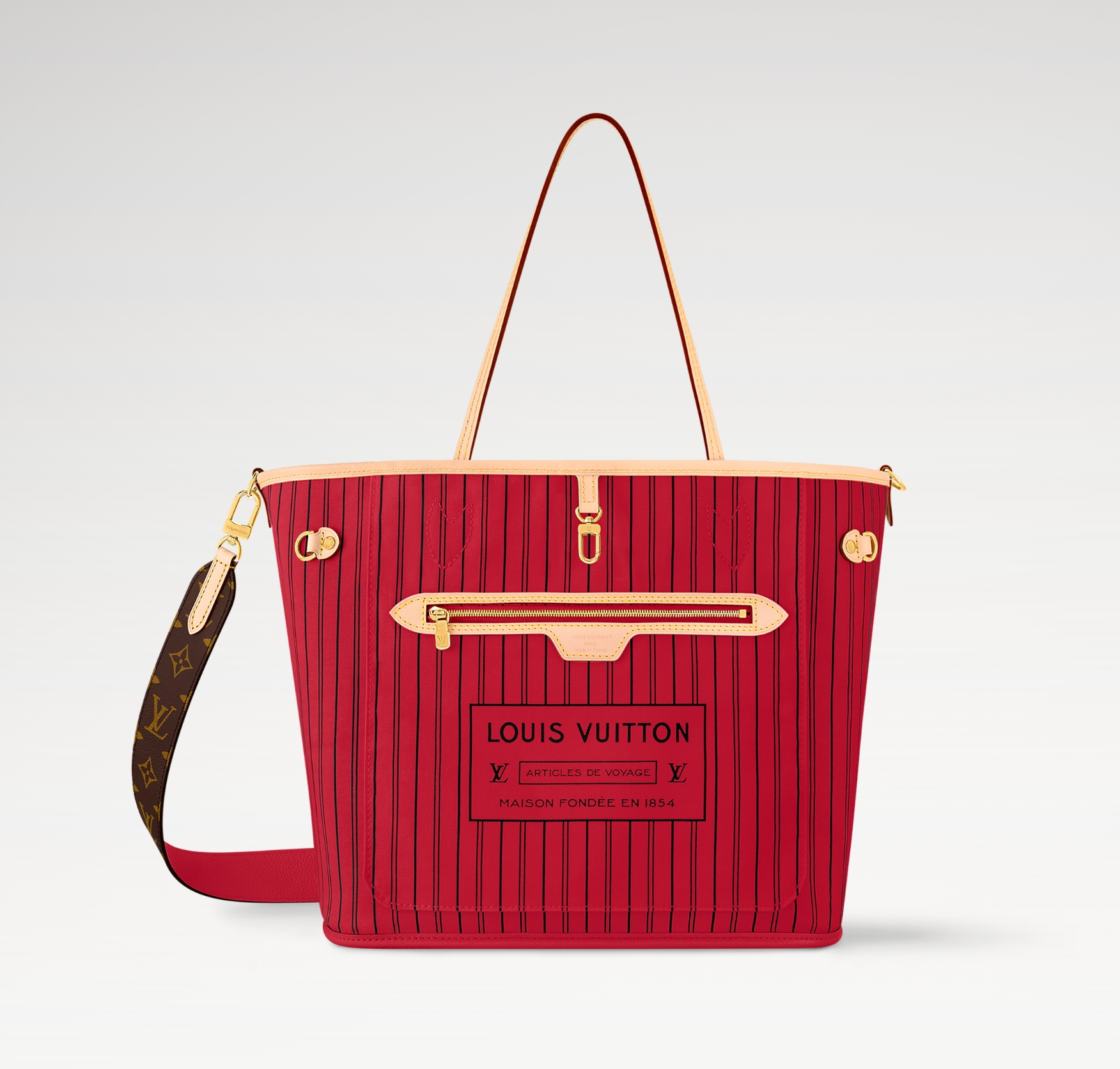 Louis Vuitton Neverfull Bandoulière Inside Out MM