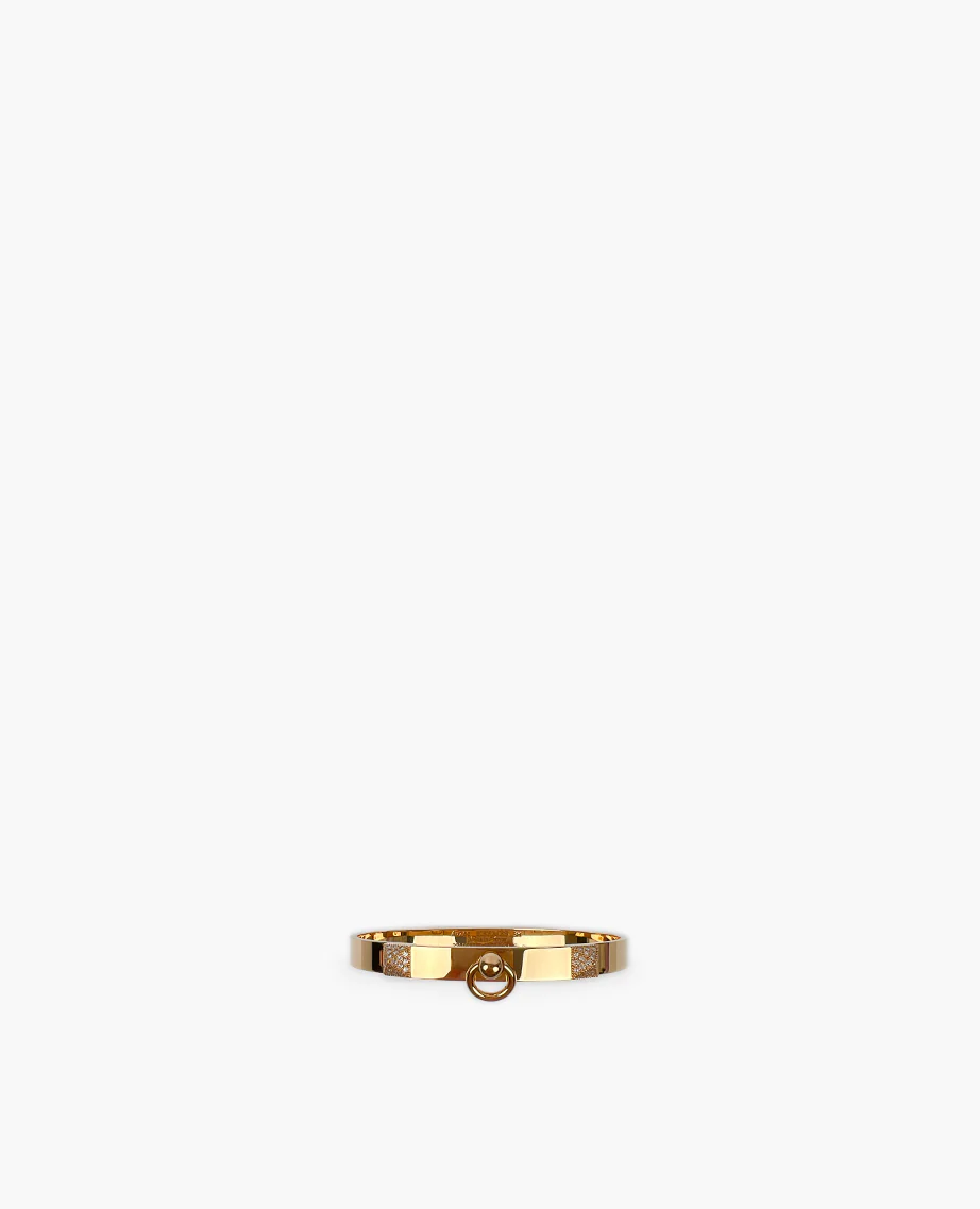 Hermès Collier De Chien Rose Gold Bracelet