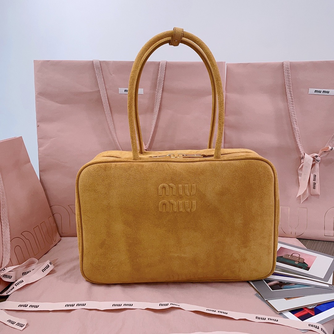 Miumiu Beau bag in suede leather