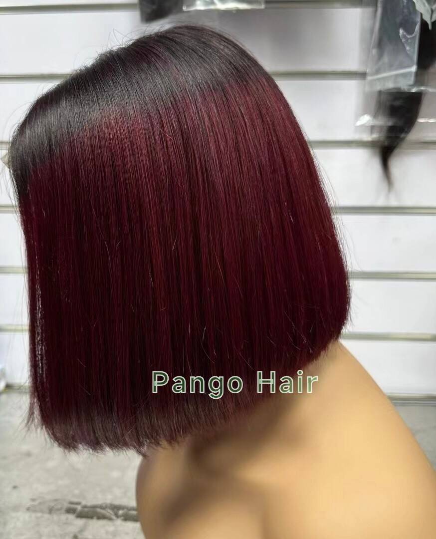 14A Raw hair Double Drawn 2x6 guleless wig 162