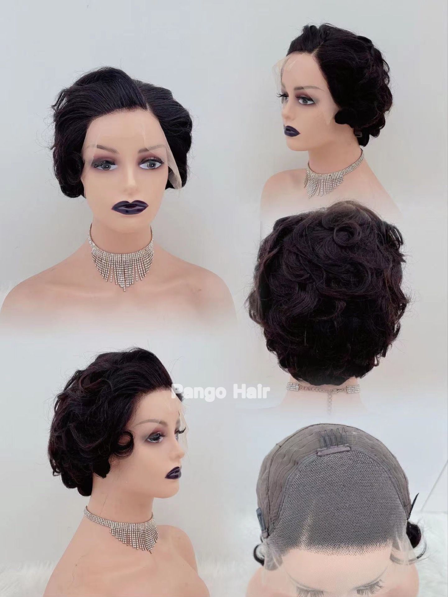 Short Brazilian 13x4 frontal lace wig 69