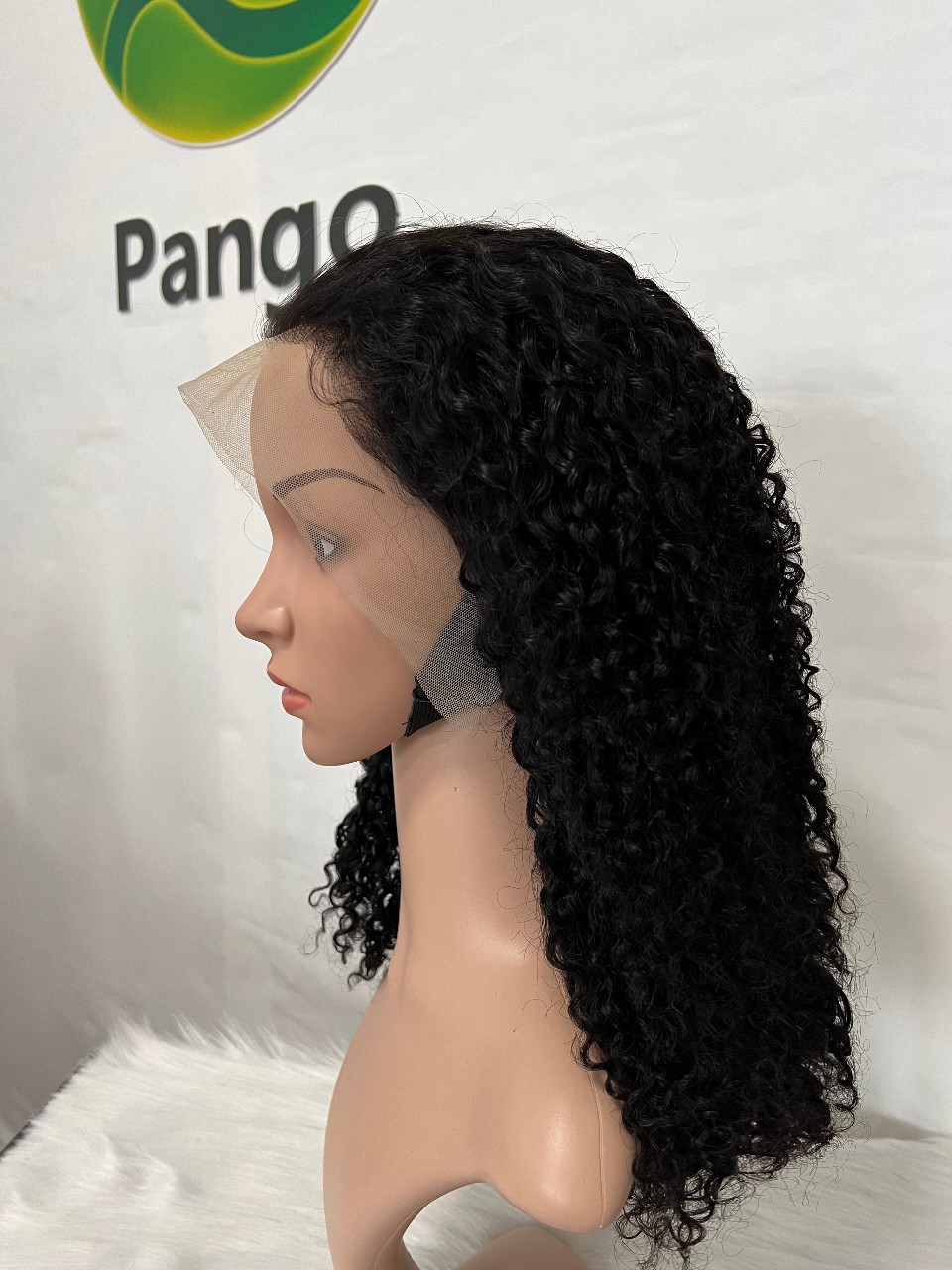 13A Super Double Drawn 13x4 frontal curly wig 165 Pango