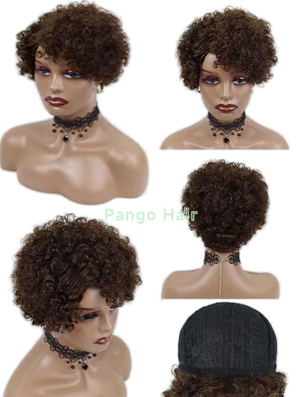 Short curly wig 58