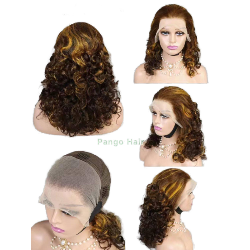 11A 13x4 spring curly Wig 110 260g