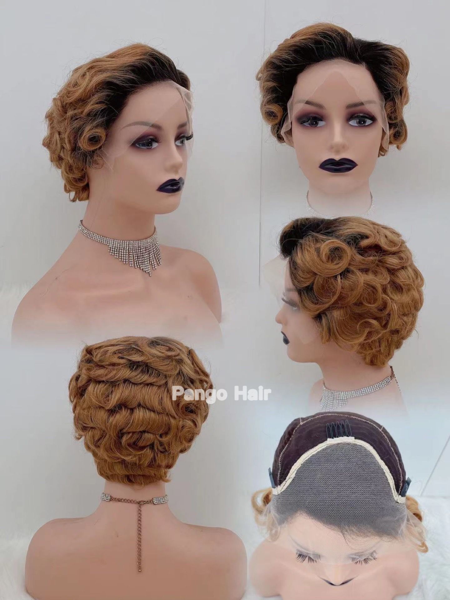 Short Brazilian 13x4 frontal lace wig 69