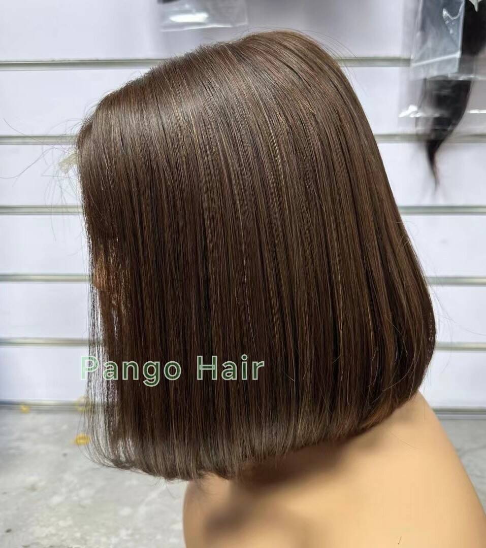 14A Raw hair Double Drawn 2x6 guleless wig 162