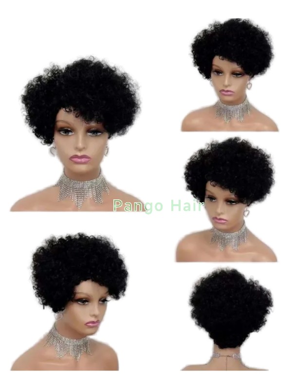 Short curly wig 58