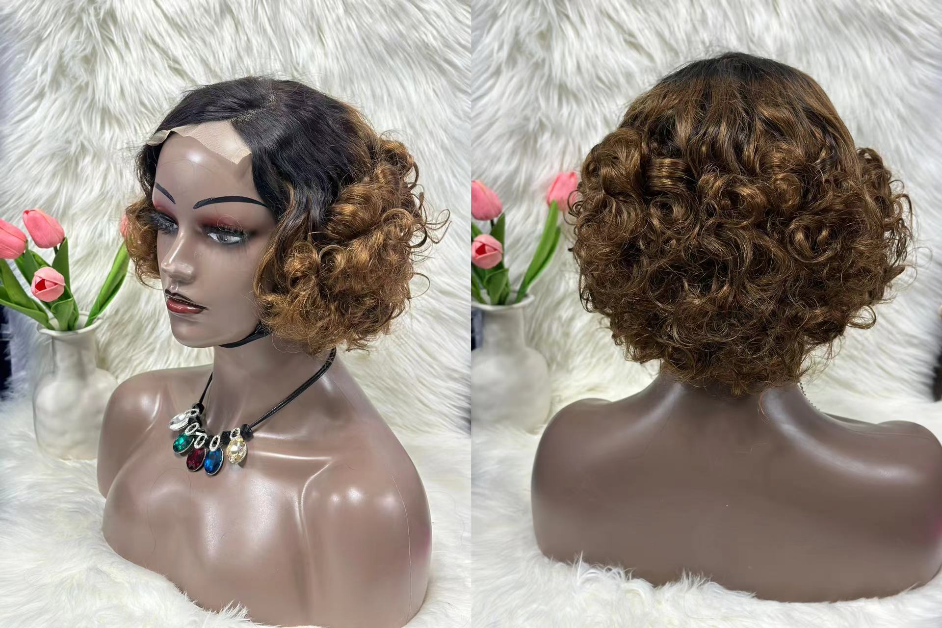 Brazilian 13A 13x4 curly wig 159 Pango
