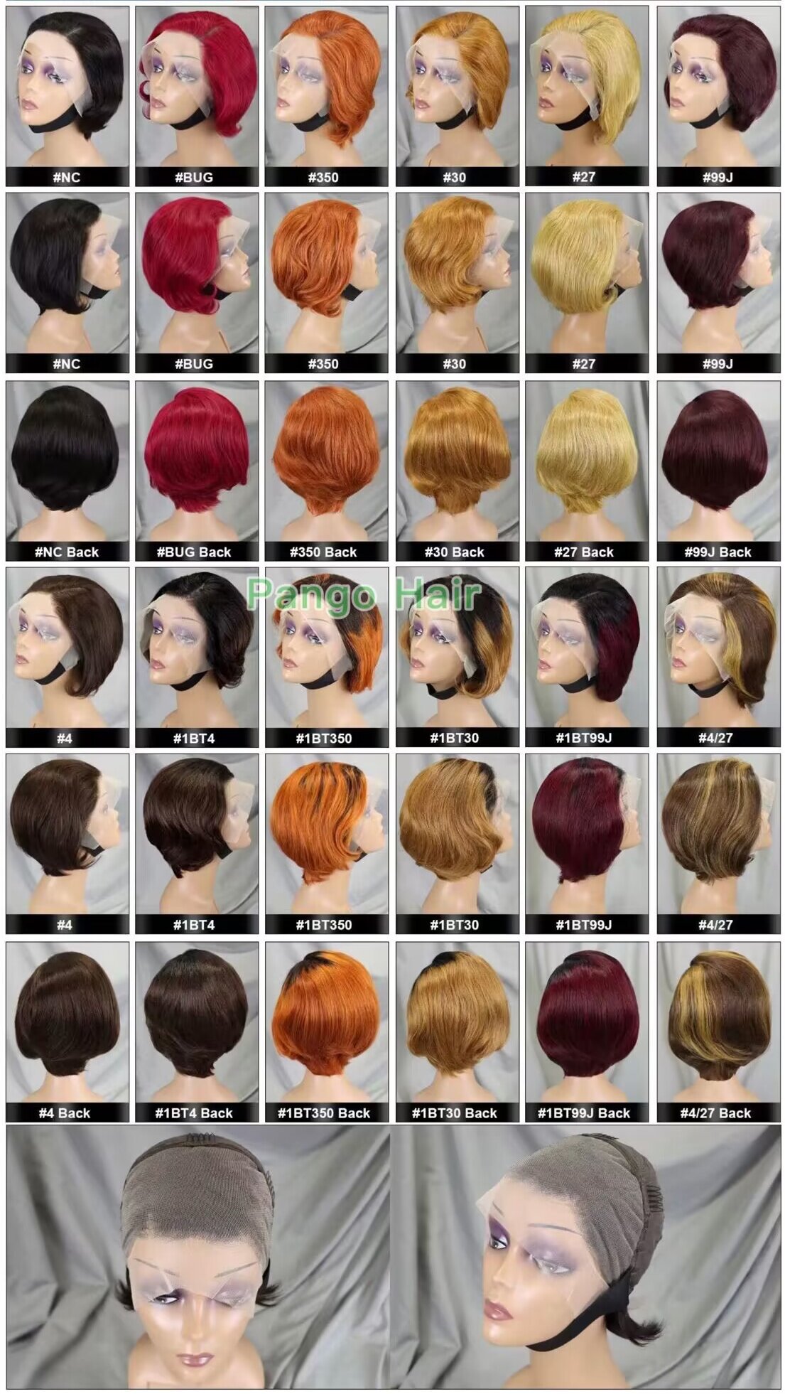 Short 13x4 frontal Wig 91